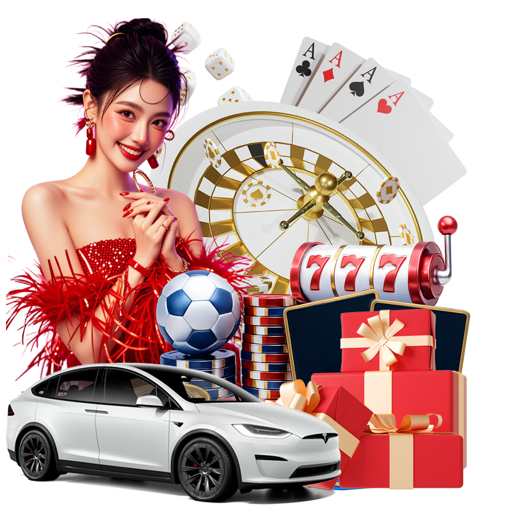 Multi-game dashboard showing slot games, live casino tables, and sports markets